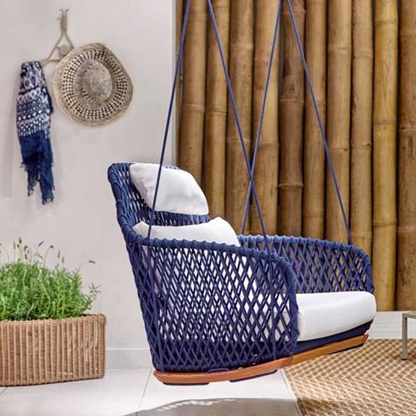 Outdoor Braided & Rope Swing - Cozy