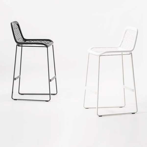 Outdoor Braided & Rope Bar Chair - Ketlan