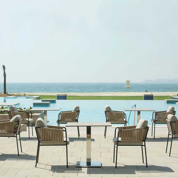 Outdoor Braided & Rope Coffee Set - Capri