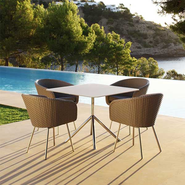 Outdoor Braided & Rope Coffee Set - Dutch