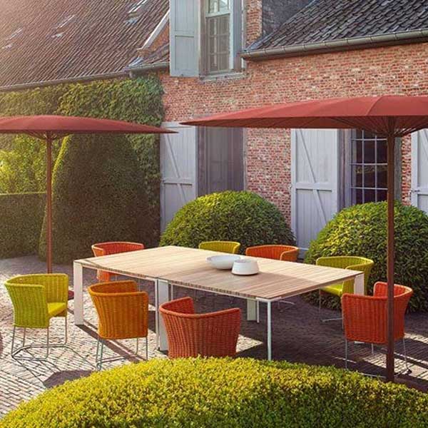 Outdoor Braided & Rope Coffee Set - Pavillion
