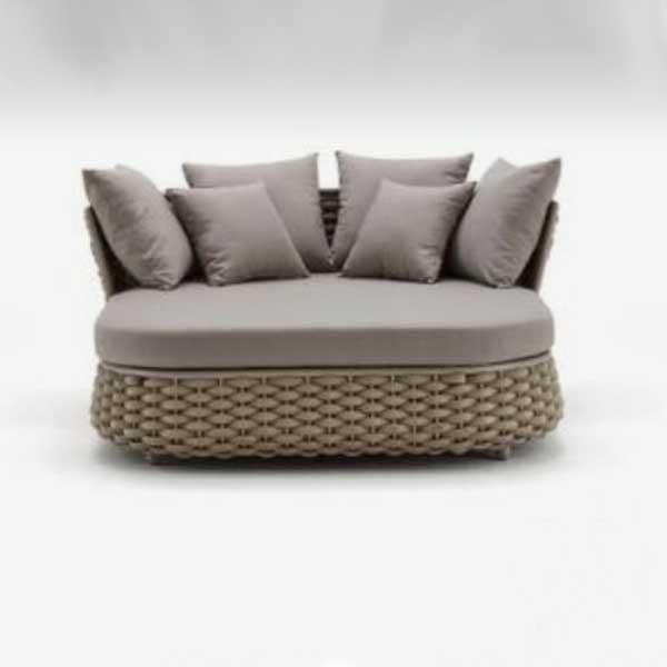 Outdoor Braided & Rope Daybed - Nature Prime