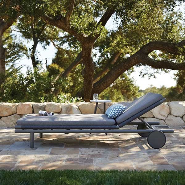 Outdoor Braided & Rope Sunlounger - Antra 