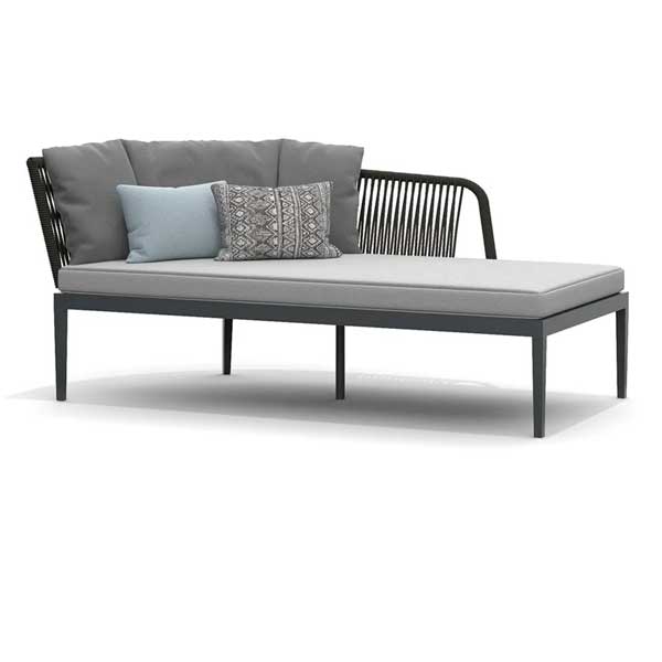 Outdoor Braided & Rope Sunlounger - Dream
