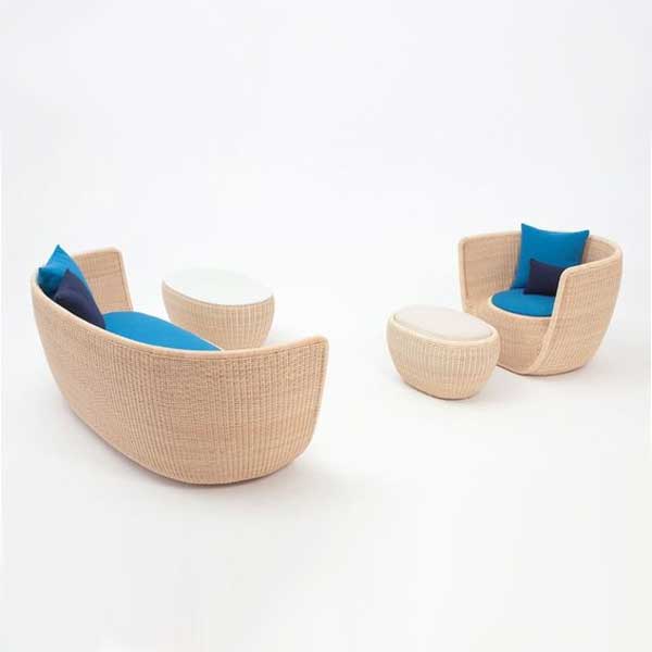Outdoor Furnitue - Wicker Sofa - Caspian