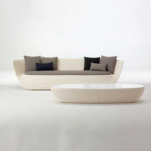 Outdoor Furniture - Wicker Sofa - Caspian
