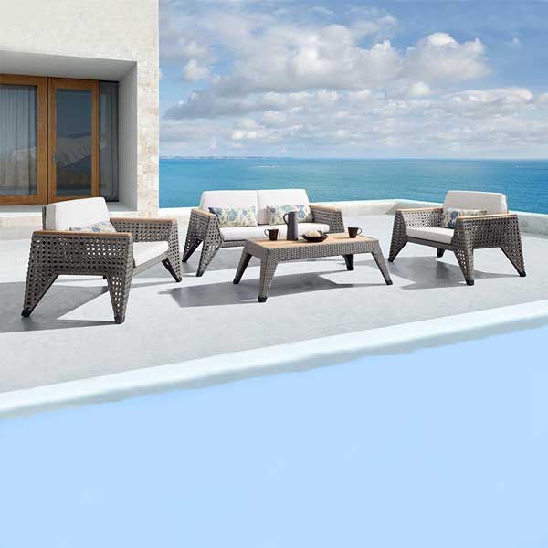 Outdoor Furniture - Wicker Sofa - Malta