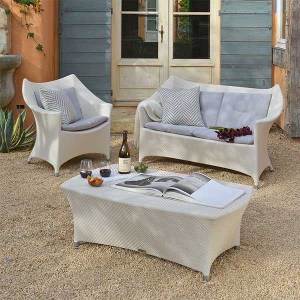 Outdoor Furniture - Wicker Sofa - American