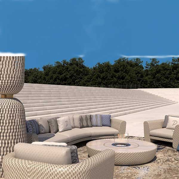 Outdoor Furniture - Wicker Sofa - Twilight Prime