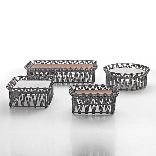 Outdoor Patio Braid & Rope Coffee Table & Center Table - Deneme