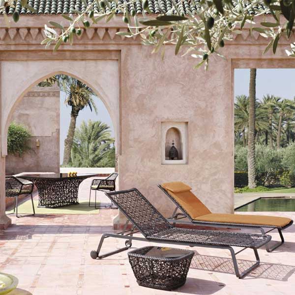 Outdoor Wiciker Sun Lounger - Ketlan