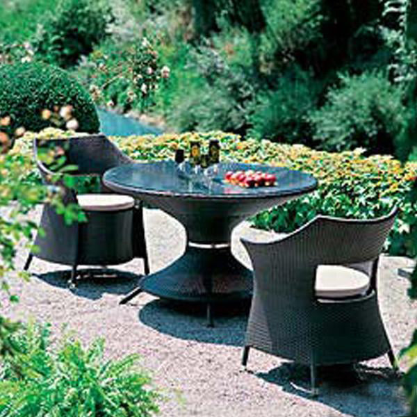 Outdoor Wicker Garden Set - Choco
