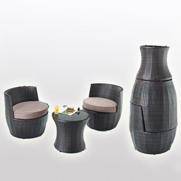 Outdoor Wicker - Stackable Set - Party