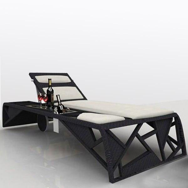 Outdoor Wicker Sun Lounger - Urban