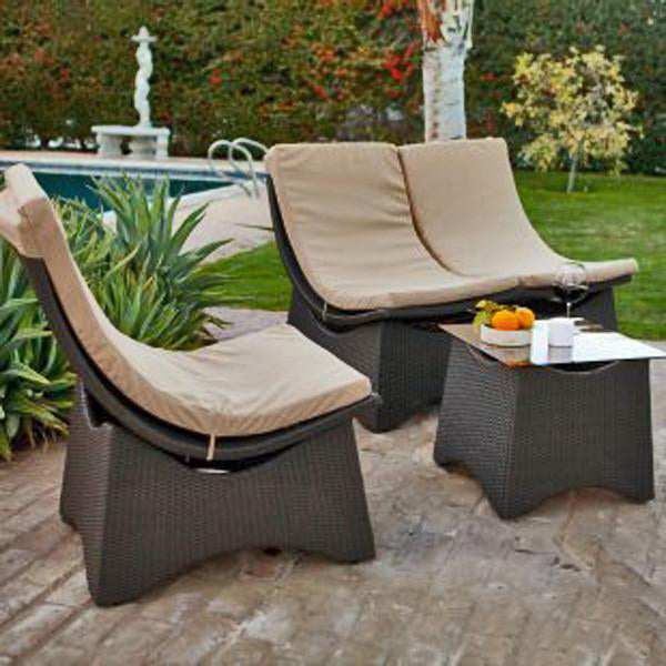 Outdoor Wicker Easy Lazy Chair - Curve