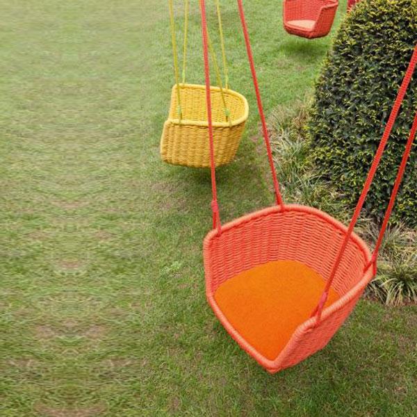 Outdoor Braided & Rope Swing - Angel