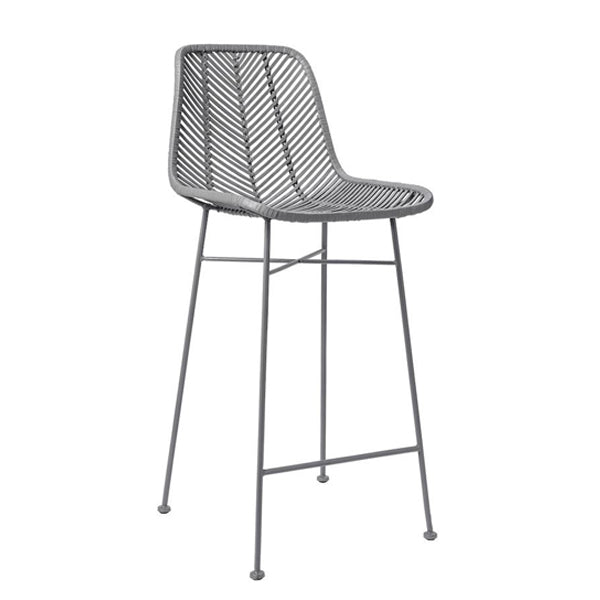 Outdoor Braided, Rope & Cord Bar Chair - Grace