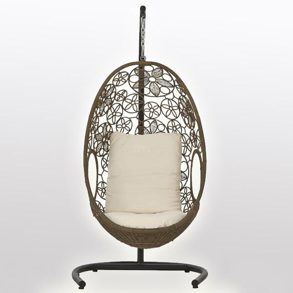 Outdoor Wicker Swing - Flora
