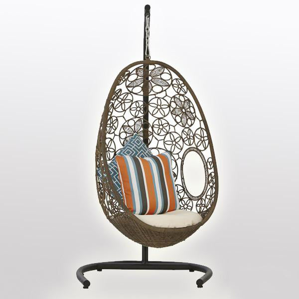 Outdoor Wicker Swing - Flora