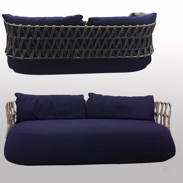 Outdoor Braided & Rope Sofa - Deneme