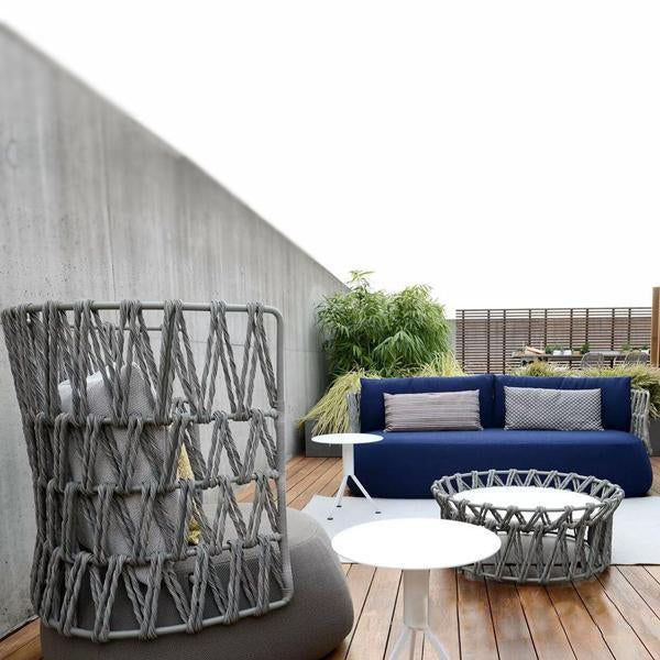 Outdoor Braided & Rope Sofa - Deneme