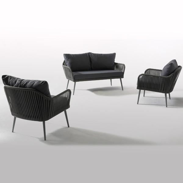 Outdoor Braided & Rope Sofa - Foxtrot