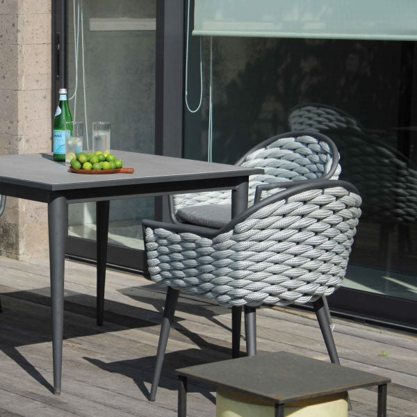  Outdoor Braided & Rope Coffee Set - Nature