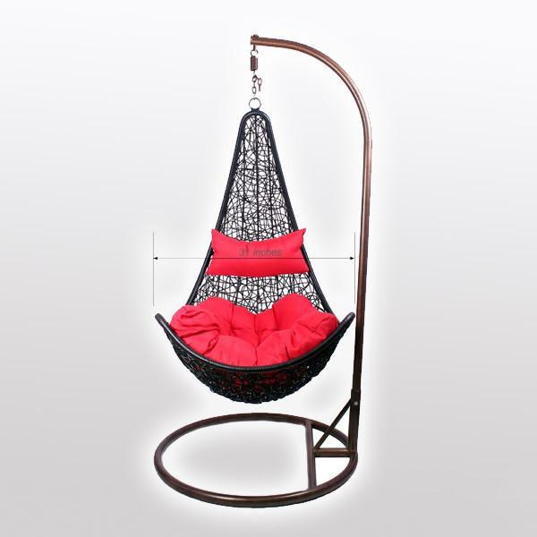 Outdoor Furniture Wicker Swing - Touch&Go